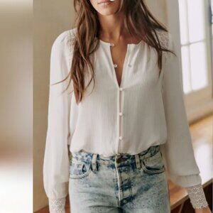 Sezane Clem Blouse, Fr 34, US 2
